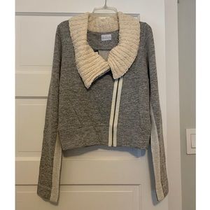 Dolan Sweater Collar Zip-Up Sweatshirt